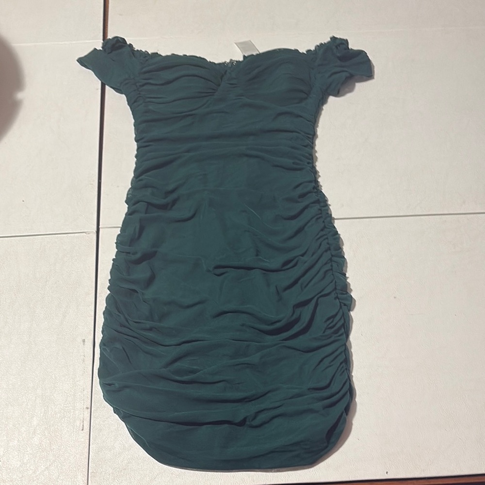 Windsor Green Bodycon Mini Dress Sweetheart Neckline Sleeveless